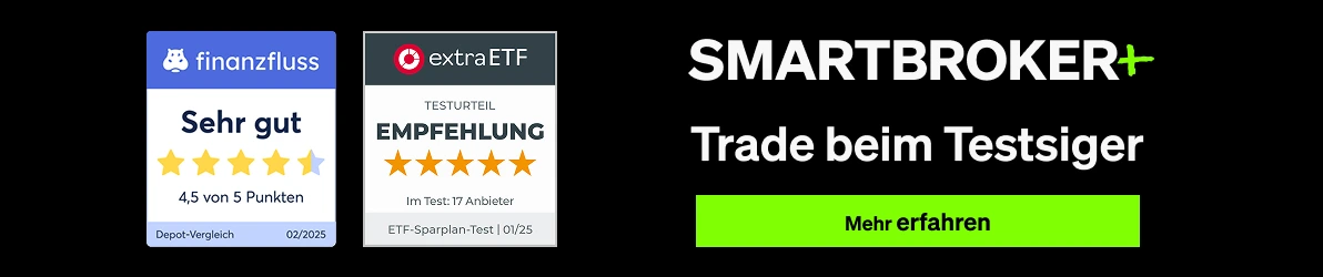 Smartbroker+ Testsieger Finanzfluss Extra ETF
